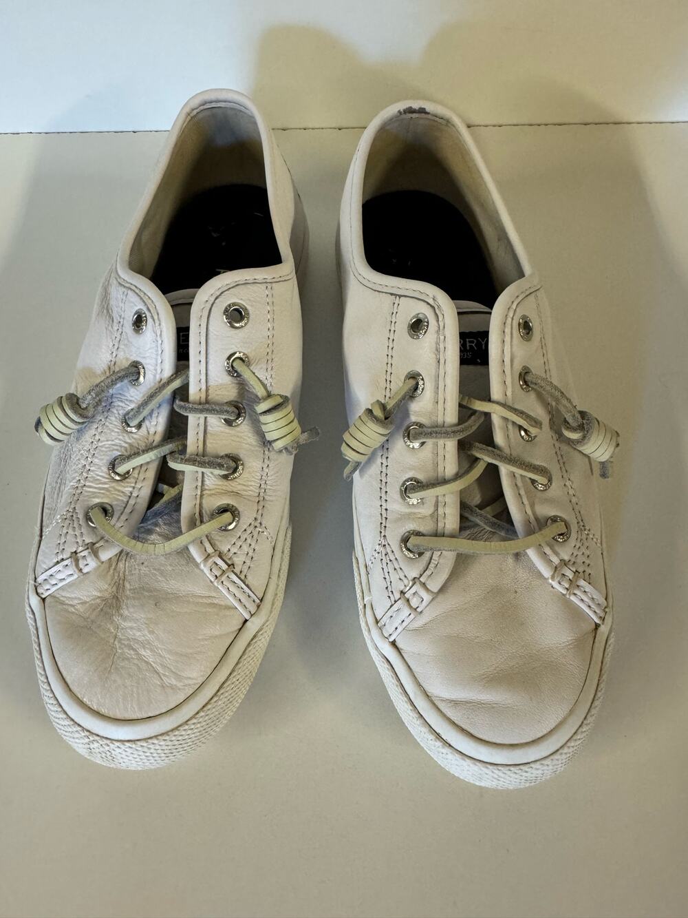 Sperry Top Sider Women’s Shoes 8 M Seacoast Core White Leather STS91888